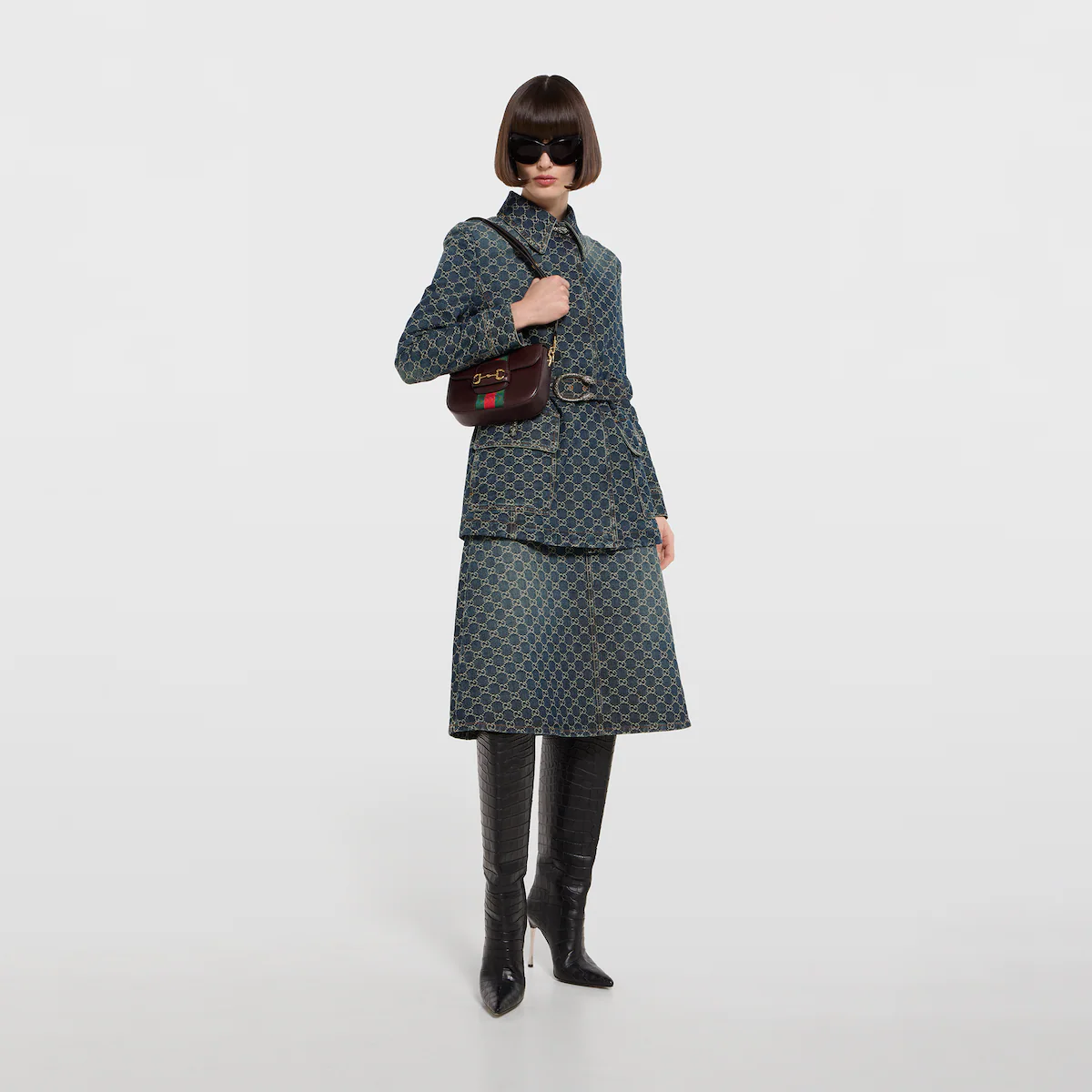 Gucci Horsebit 1955 small shoulder bag 866762AAGIQ2051 - 图片 3